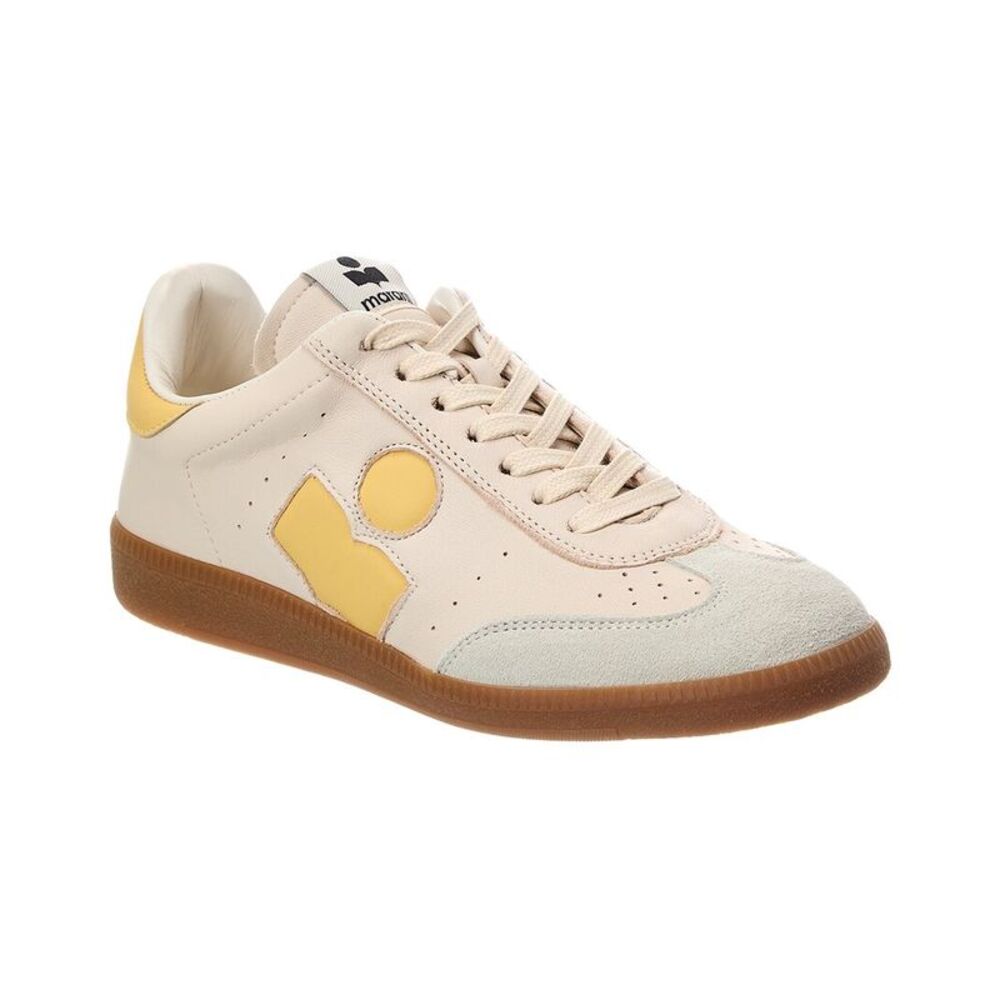 Isabel Marant Bryce Leather Sneaker, Beige